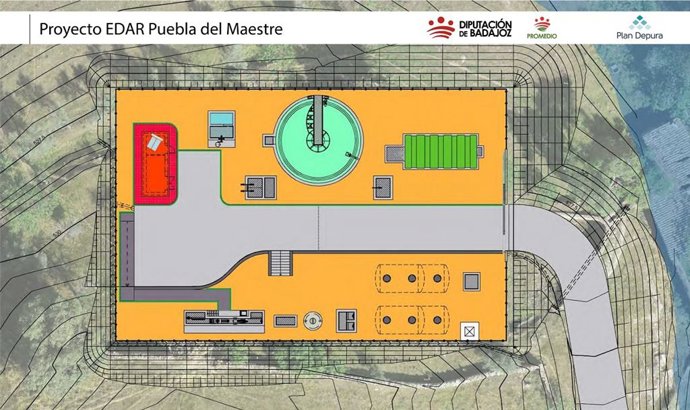 Proyecto de la Edar de Puebla del Maestre.
