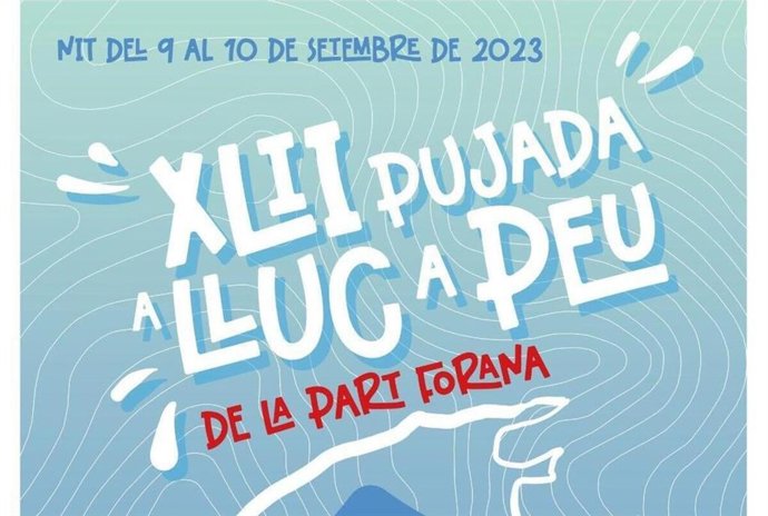 Cartel de la Subida a Lluc a Peu de la Part Forana.