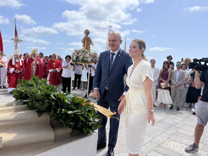 El presidente del Consell de Ibiza, Vicent Marí, y la presidenta del Govern, Marga Prohens.