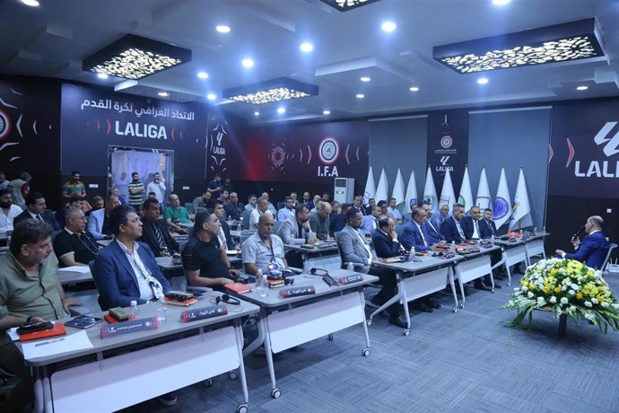 LaLiga y la Federación de Fútbol de Irak inician una colaboración para potenciar el fútbol en el país asiático