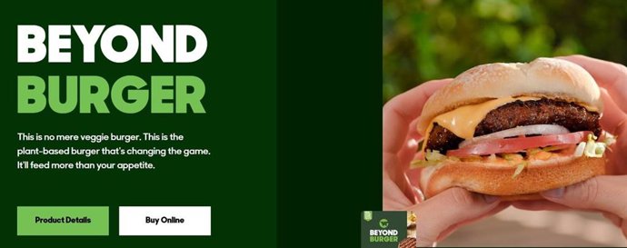 Beyond Meat recorta sus pérdida un 45% hasta los 47,8 millones en el segundo trimestre del año.