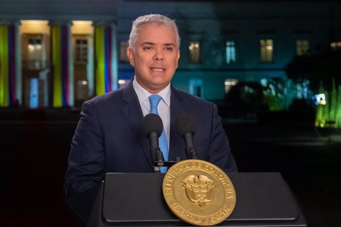 Archivo - El expresidente de Colombia Iván Duque