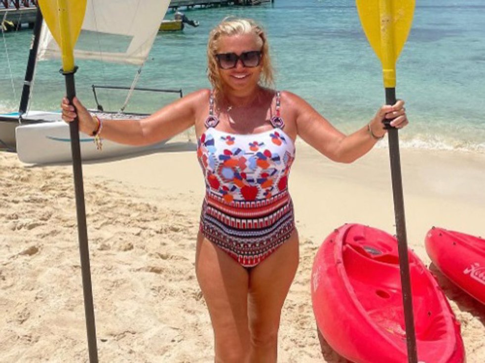 Belén Esteban está disfrutando de unas relajadas vacaciones en República Dominicana con su marido