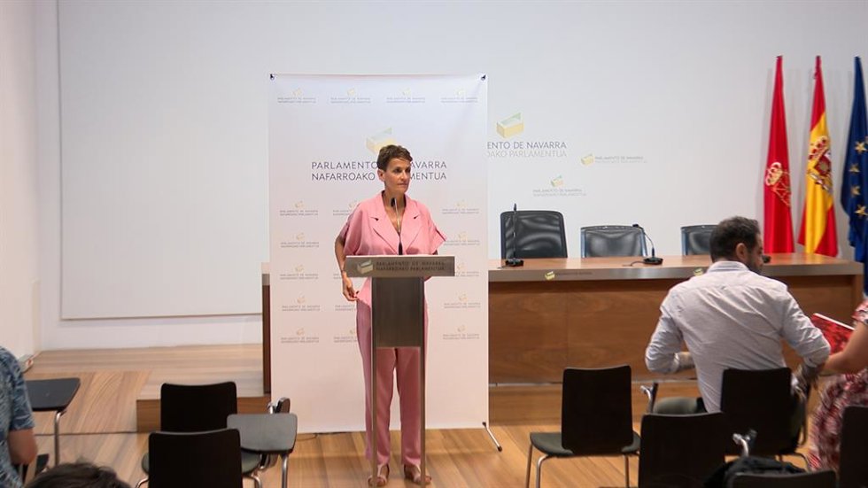 Chivite dice estar "en disposición" de asumir un proceso de investidura "con más