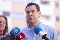 Moreno reclama que "no nos podemos acostumbrar" a la violencia machista tras confirmarse el caso de Pozoblanco (Córdoba)