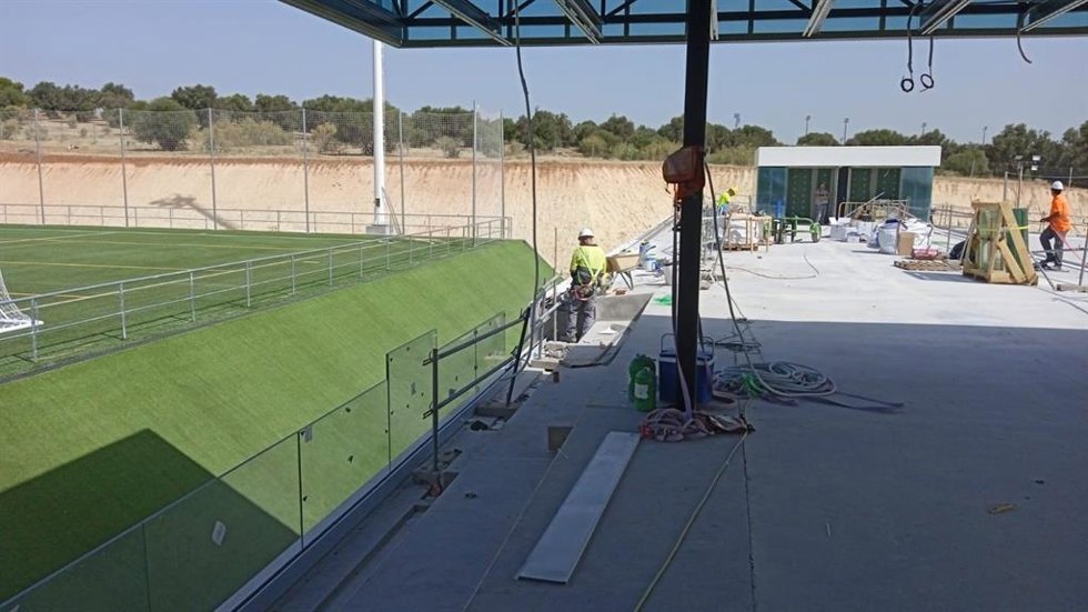 Obras de la Ciudad Deportiva del Betis