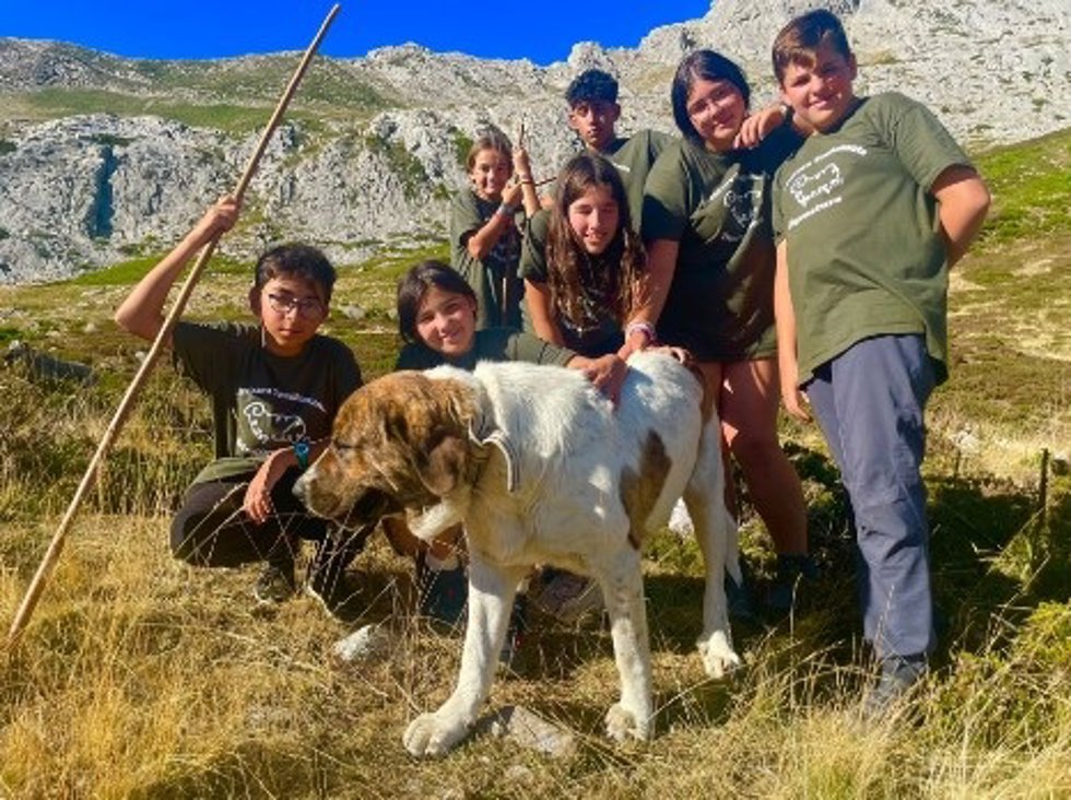 El grupo de participantes de 'Aventura Trashumante 2023'