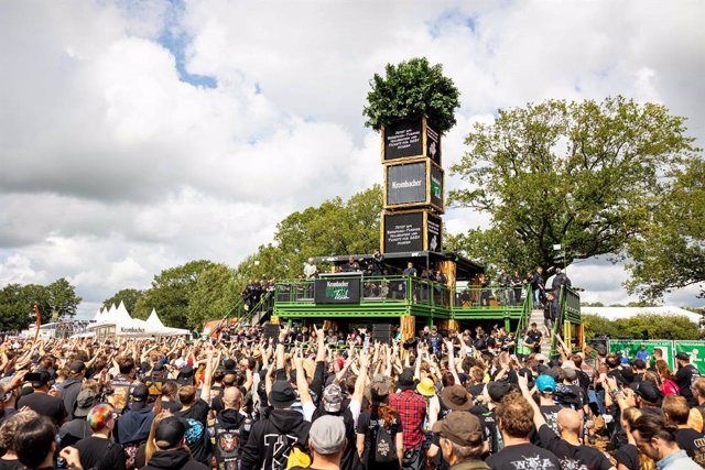 Krombacher was again present with its "Stammtisch" at the Wacken Open Air 2023, offering fresh Krombacher beer and various highlights