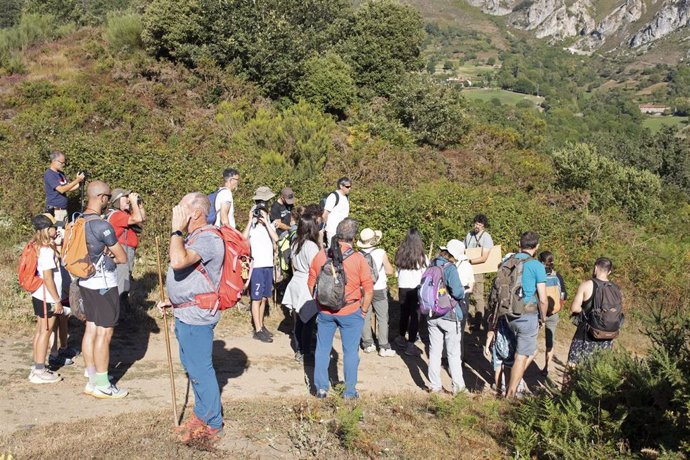 Una de las rutas interpretativas de fauna y naturaleza en el Camino Lebaniego del proyecto 'Steps for Life'