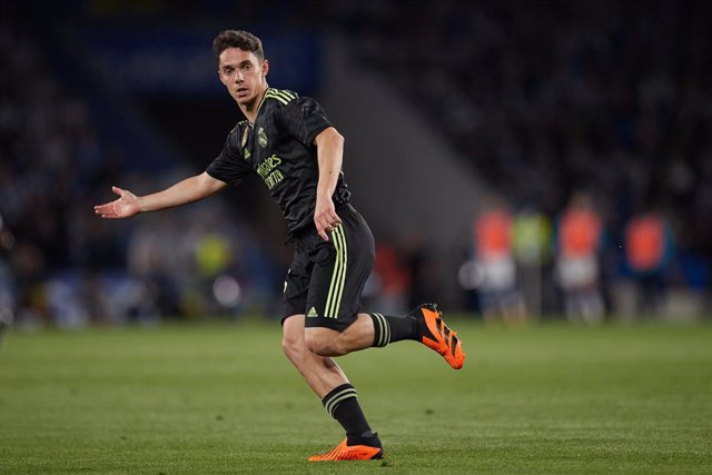 Archivo - Sergio Arribas of Real Madrid CF looks on during the La Liga Santander match between Real Sociedad and Real Madrid CF at Reale Arena on May 2, 2023, in San Sebastian, Spain.