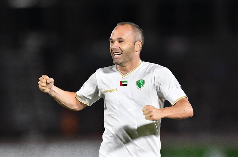 El jugador español Andrés Iniesta ficha por el Emirates FC de Arabia Saudí