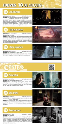 Esta noche finaliza el Festival '¡CORT...En!-Ciudad de Calahorra' con la proyección de los últimos seis cortometrajes