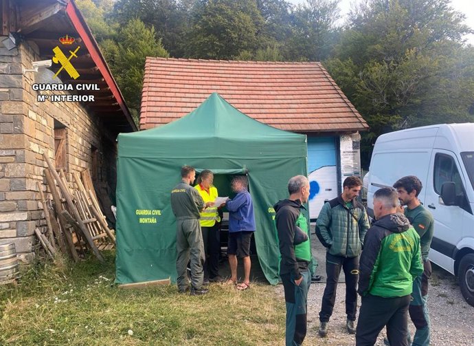 El GREIM de la Guardia Civil en Ansó.