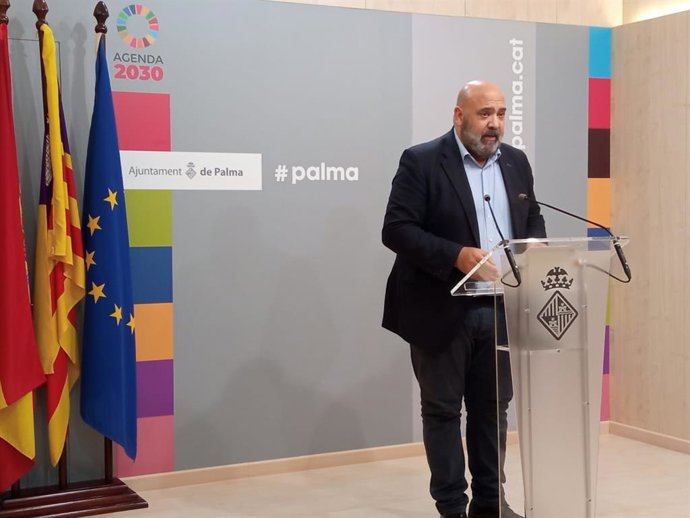 El alcalde de Palma, Jaime Martínez, en rueda de prensa.