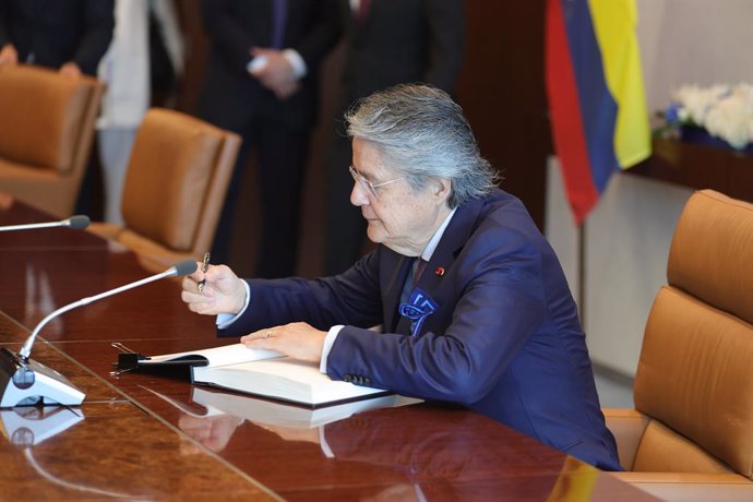 El presidente de Ecuador, Guillermo Lasso