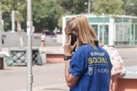 Samur Social aumenta la vigilancia y atención sobre personas sin hogar en la capital por la ola de calor