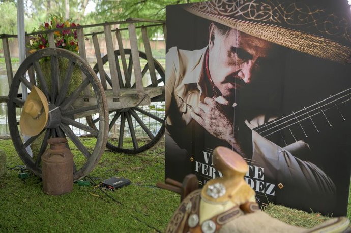 BOGOTÁ, 10 de agosto de 2023.- Desde la Hacienda Los 3 Potrillos en Guadalajara, México, los herederos de Vicente Fernández lanzaron el nuevo álbum del máximo exponente de la música mexicana.(Colprensa).