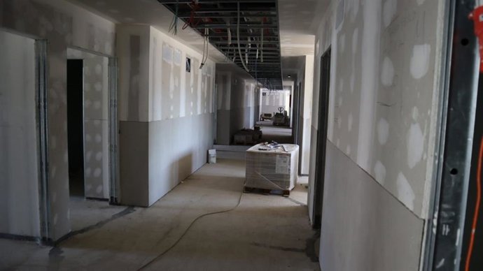 Obras en el centro de Día de Zurbarán.