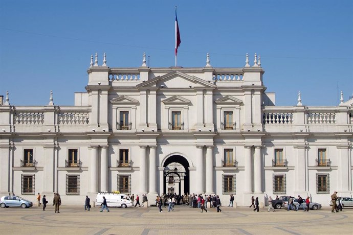 Archivo - Palacio de la Moneda, en Santiago, Chile.