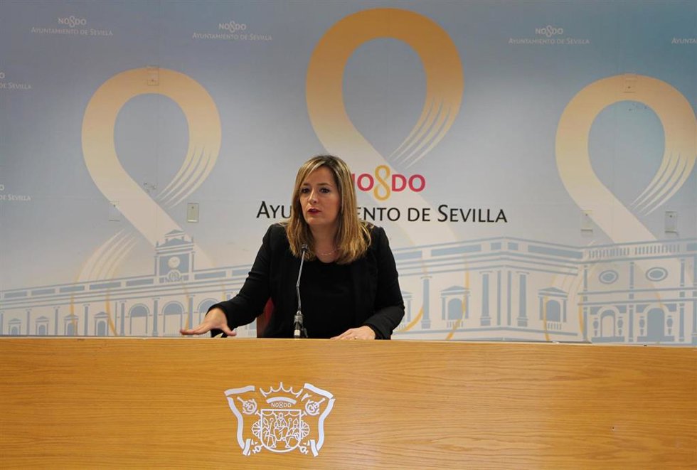 Archivo - Myriam Díaz, durante una rueda de prensa anterior