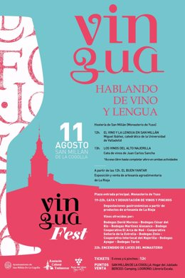 El Ayuntamiento de San Millán de La Cogolla crea 'VINGUA, hablando de vino y lengua' un evento cultural y festivo surgido de la vinculación de ambos conceptos
