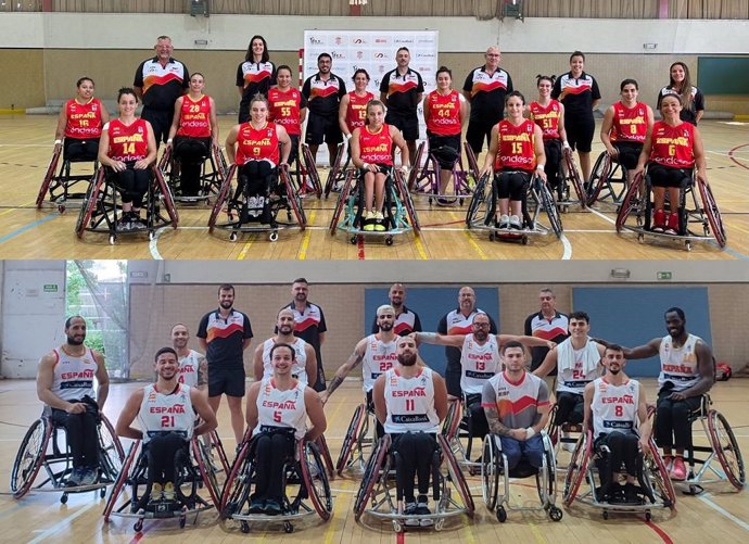 Las selecciones españolas de baloncesto en silla de ruedas