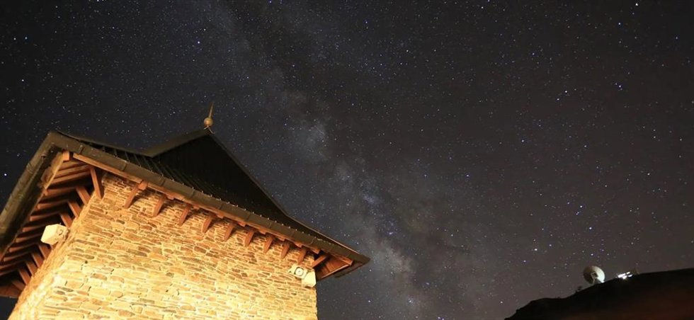 Lluvia de estrellas, en imagen de archivo