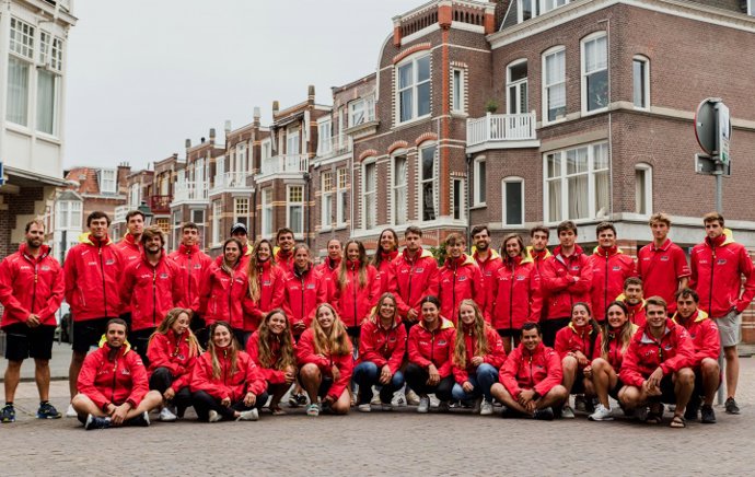 España enn el Campeonato del Mundo de vela de la Haya