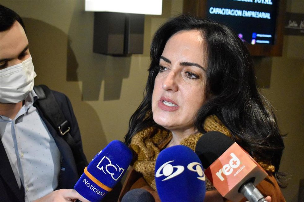 Archivo - La senadora de Centro Democrático, Maria Fernanda Cabal.