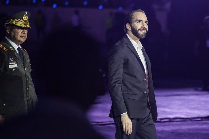 Archivo - El presidente de El Salvador, Nayib Bukele