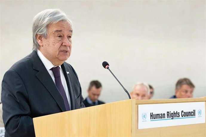 Archivo - El secretario general de la ONU, António Guterres.