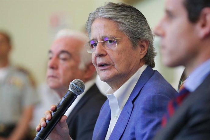 Archivo - El presidente de Ecuador, Guillermo Lasso