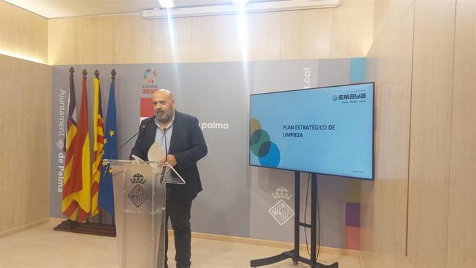 El alcalde de Palma, Jaime Martínez, en rueda de prensa.