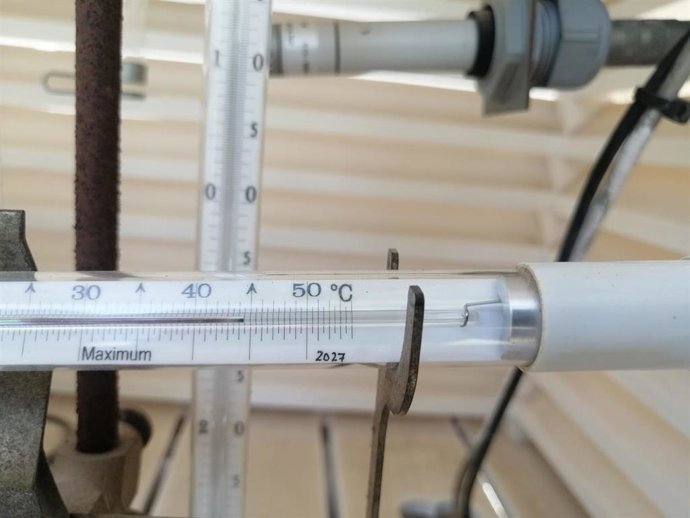 El observatorio de Aemet de Valncia registra una máxima de 44,5 este jueves