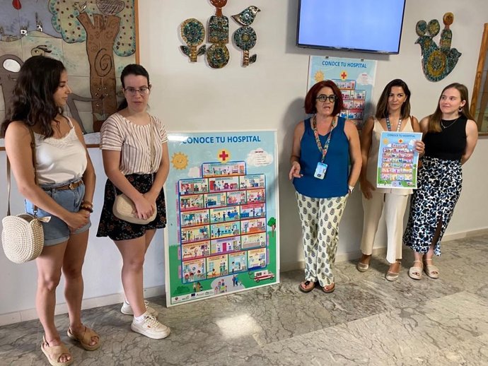 Presentación del mapa interactivo del Reina Sofía en el marco del proyecto 'Conoce tu Hospital'.