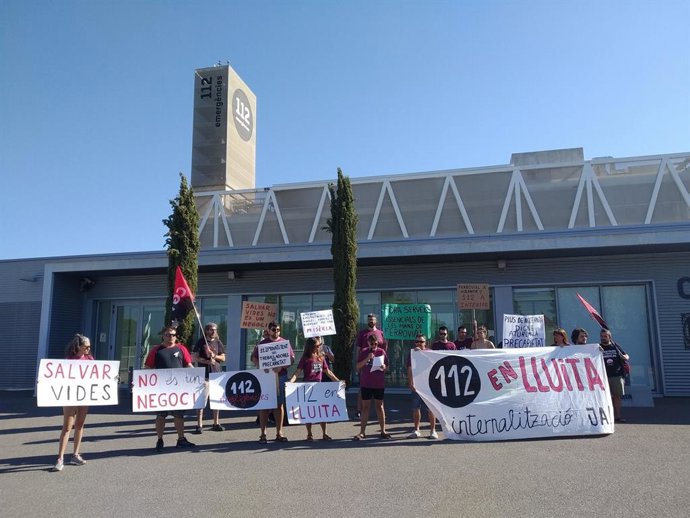La plantilla del 112 de Reus (Tarragona) convoquen una vaga indefindia per als caps de setmana