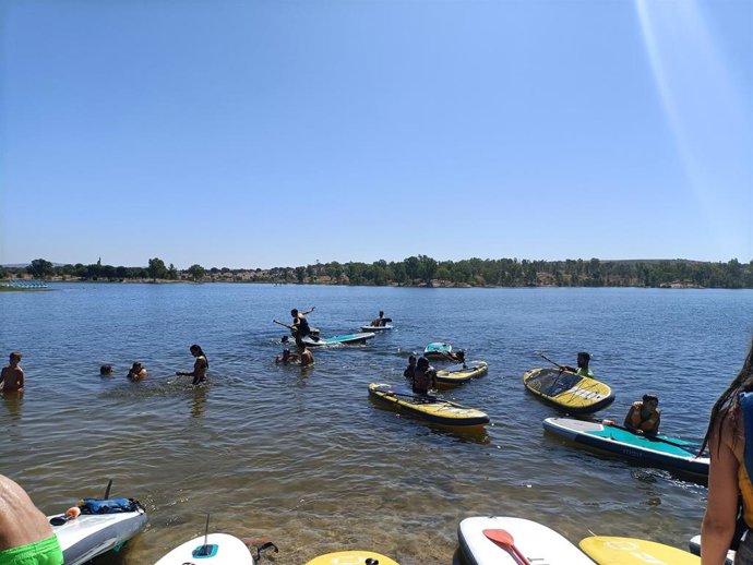 Campamento de verano municipal en el Embalse de Proserpina este viernes