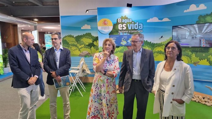 La delegada del Gobierno en Asturias, Delia Losa, vista la Feria Internacional de Muestras de Asturias, en Gijón.