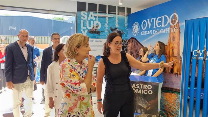 La delegada del Gobierno en Asturias, Delia Losa, visita la Feria Internacional de Muestras de Asturias, en Gijón.