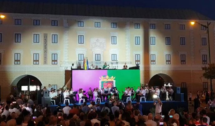 Archivo - Pregón de la Feria de Málaga 2022 a cargo de la cantautora María Peláe