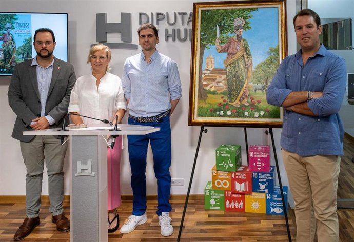 Presentación en la Diputación de las Fiestas y Capeas en Honor a San Bartolomé de Beas.