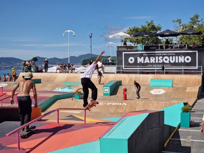 Imaxe de deportistas en Ou Marisquiño 2023.