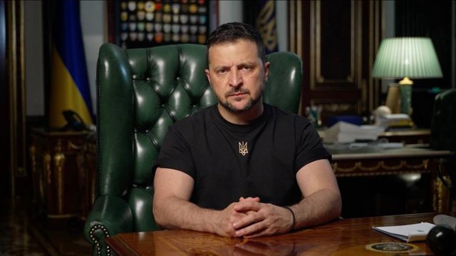 Volodimir Zelenski, presidente de Ucrania