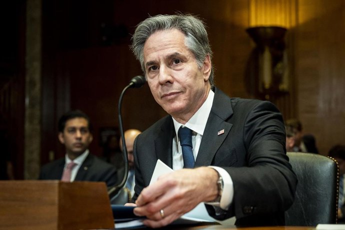 Archivo - El secretario del Departamento de Estado de Estados Unidos, Antony Blinken.