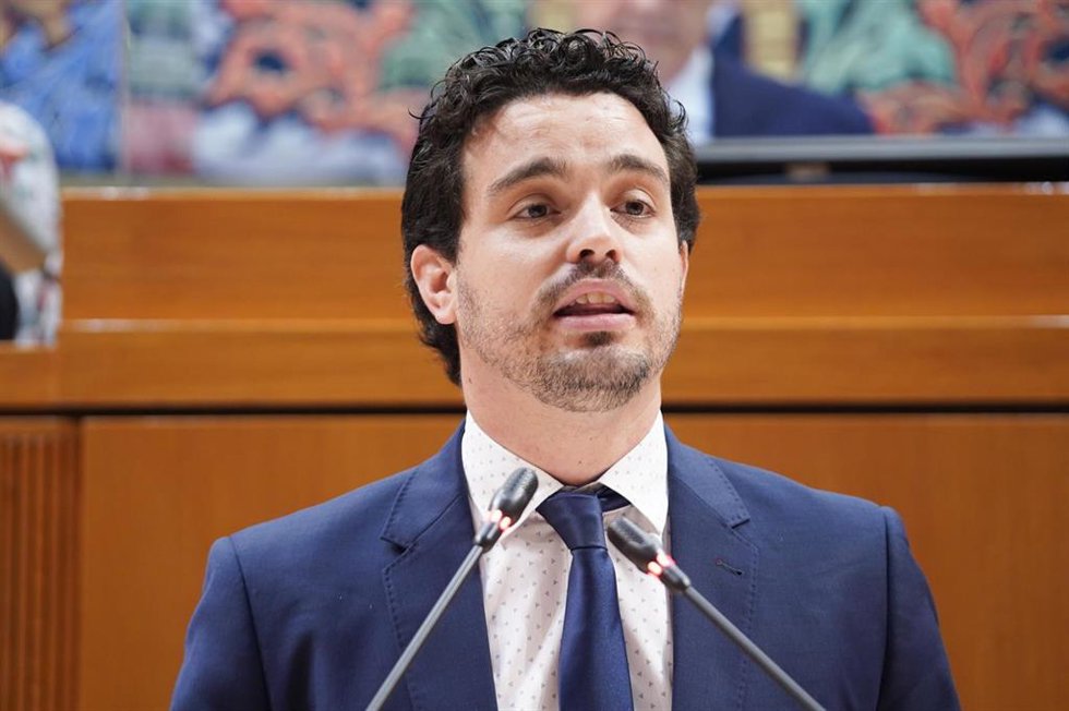 Archivo - El portavoz adjunto del PSOE Darío Villagrasa.