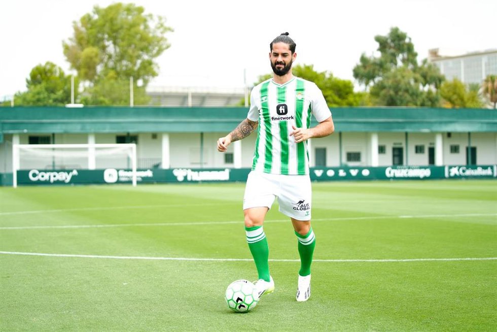 Isco Alarcón, en su presentación con el Betis.