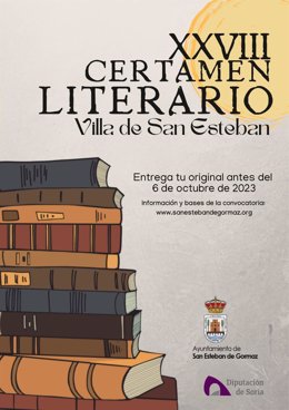 Convocado el XXVIII Certamen Literario Villa de San Esteban (Soria) que repartirá tres premios de 750, 450 y 300 euros