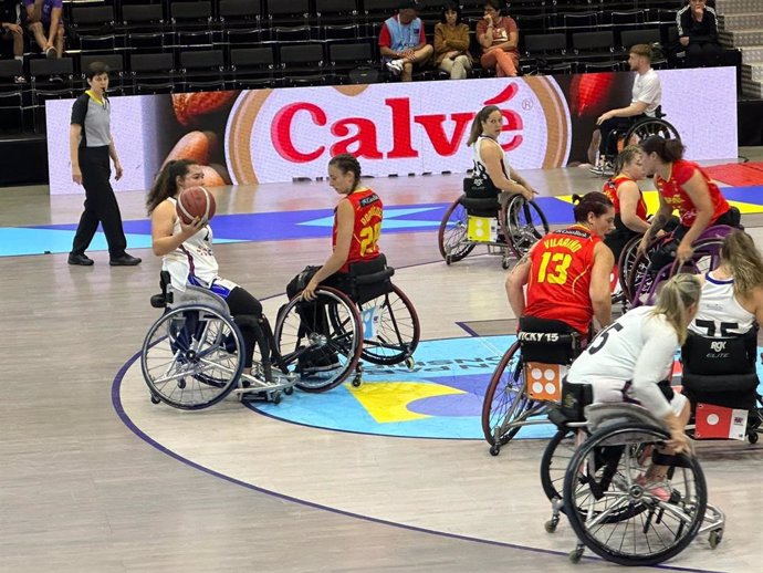 España firma su segundo triunfo y acerca las semifinales del Europeo femenino en silla de ruedas