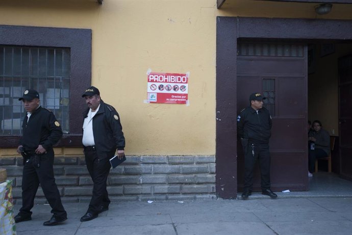 Archivo - Estación de Policía de Guatemala, imagen de archivo.