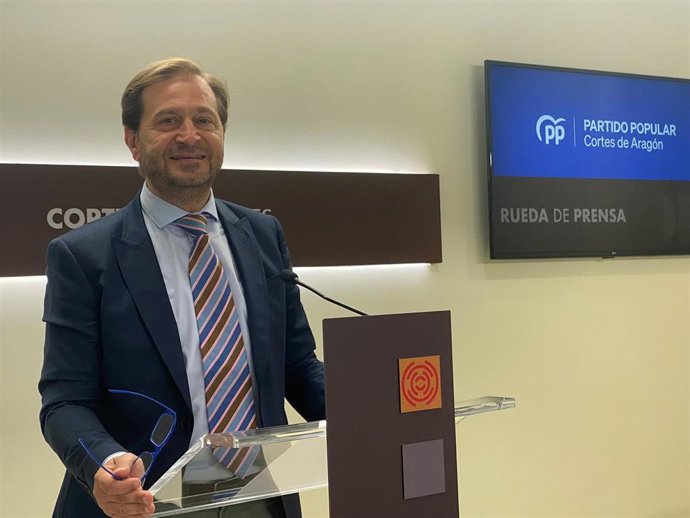 Archivo - Fernando Ledesma será el nuevo portavoz del PP en las Cortes de Aragón.